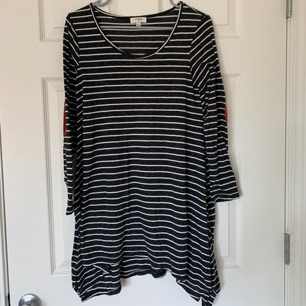 Zinger Striped Shirt w/ Elbow Pads
